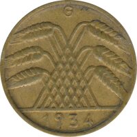 Deutsches Reich 10 Pfennig 1934 G*