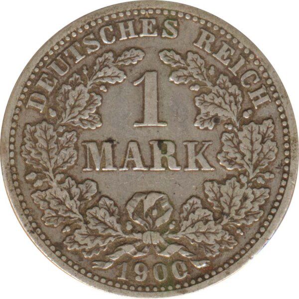 Deutsches Reich 1 Mark 1900 D Silber*