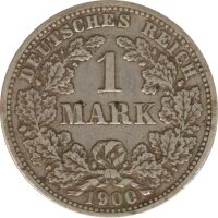Deutsches Reich 1 Mark 1900 D Silber*