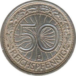 Deutsches Reich 50 Pfennig 1935 E*