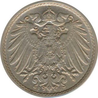 Deutsches Reich 5 Pfennig 1914 F*