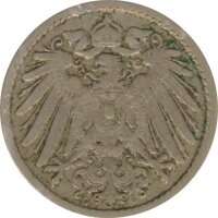 Deutsches Reich 5 Pfennig 1894 G*