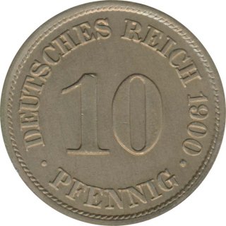 Deutsches Reich 10 Pfennig 1900 A*