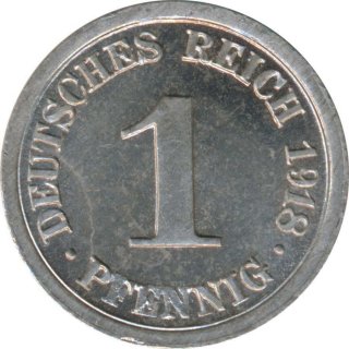 Deutsches Reich 1 Pfennig 1918 D*