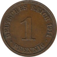 Deutsches Reich 1 Pfennig 1911 J*