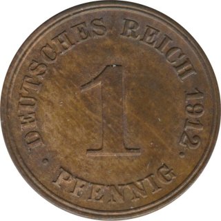 Deutsches Reich 1 Pfennig 1912 G*