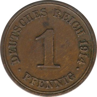 Deutsches Reich 1 Pfennig 1914 G*