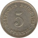 Deutsches Reich 5 Pfennig 1915 J*