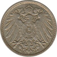 Deutsches Reich 5 Pfennig 1915 J*
