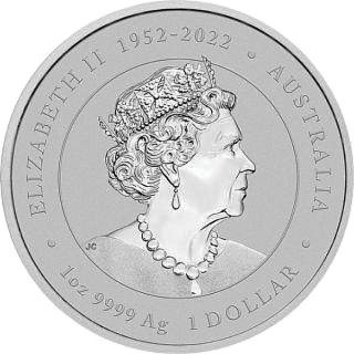 Australien Lunar 3 - 2024 Jahr des Drachen 1 Oz Silber