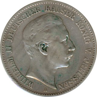 Preussen 2 Mark 1898 A Wilhelm II Silber*