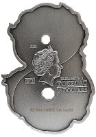 Tokelau 2021 - Drache und Phoenix "8" - 3 Oz Silber*