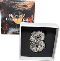 Tokelau 2022 - Drache und Tiger "8" - 3 Oz Silber*