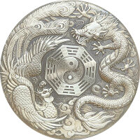 Tuvalu 2019 - Drache und Phoenix (yin & yang) - 2 Oz*