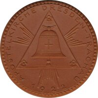Medaille 1922 Glockenweihe Apostelkirche Dresden-Trachau