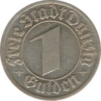 Freie Stadt Danzig 1 Gulden 1932 Stadtwappen*