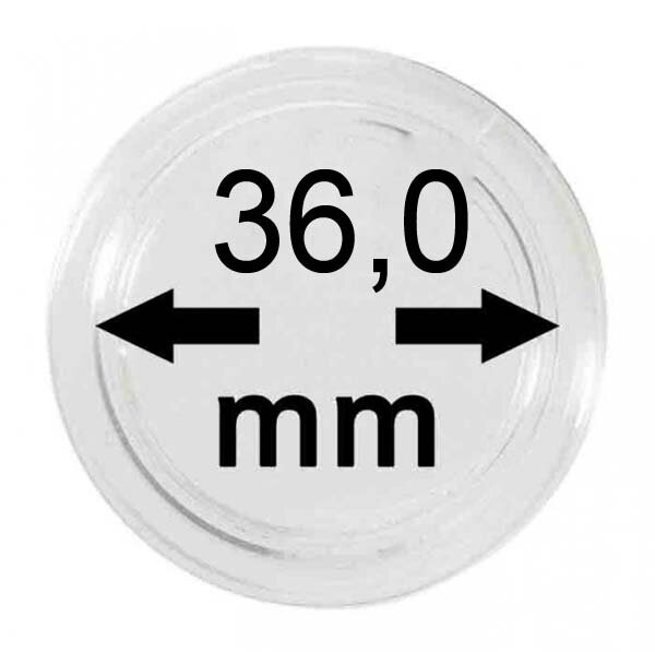 M&uuml;nzenkapsel Stuhlm&uuml;ller / Lindner 36,0 mm 100 St&uuml;ck
