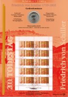 BRD 10 Euro 2005 G Friedrich von Schiller Silber im...