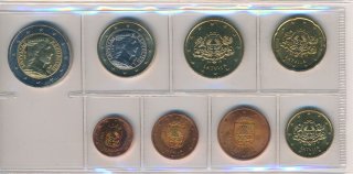 Lettland loser Satz 2014 kpl. 1 cent - 2 Euro*