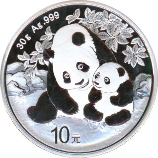 China 2024 - 10 Yuan Panda Silber