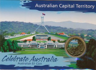 Australien 1 Dollar 2009 Australian Capital Territory in Karte*