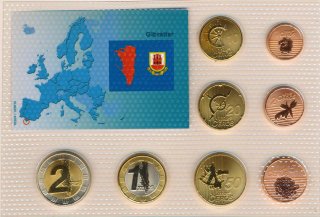Gibraltar Medaillenset 2006 stgl. verschweisst in Noppenfolie