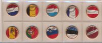 Medaillen-Set Euro-Cents in Landesfarben
