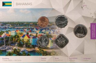 Bahamas KMS stgl. verschweisst in Karte*
