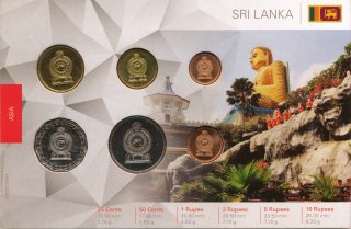 Sri Lanka Kursmnzenset stgl in Folie verschweisst*