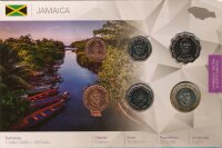 Jamaica Kursm&uuml;nzenset stgl. verschweisst in Karte*