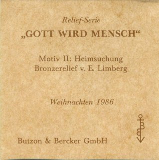 Medaille 1986  Heimsuchung im Etui