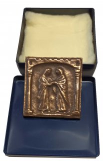 Medaille 1986  Heimsuchung im Etui