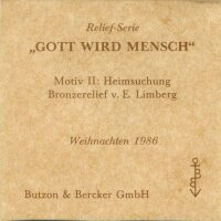 Medaille 1986  Heimsuchung im Etui