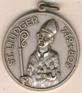 Medaille 1975 Jahrhundertfeier der Werdener Kirchenweihen