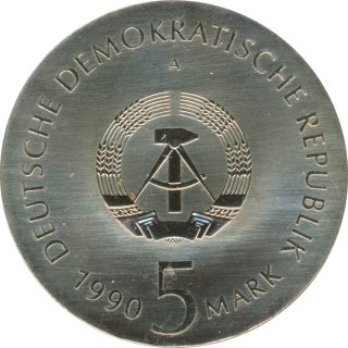 DDR 5 Mark 1990 A Kurt Tucholsky*