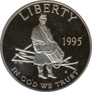 USA Half Dollar 1995 S PP Brgerkriegssttten - Trommler*