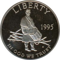 USA Half Dollar 1995 S PP Bürgerkriegsstätten...