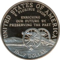 USA Half Dollar 1995 S PP Bürgerkriegsstätten...