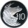 Fidschi 10 Dollars 1986 PP World Wildlife Fund Silber*