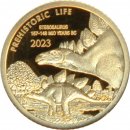 Kongo 2023 - Stegosaurus 0,5 Gramm Gold