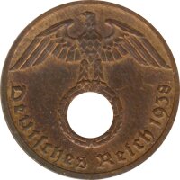 Deutsches Reich 1 Pfennig 1938 F Jaeger Nr 361*