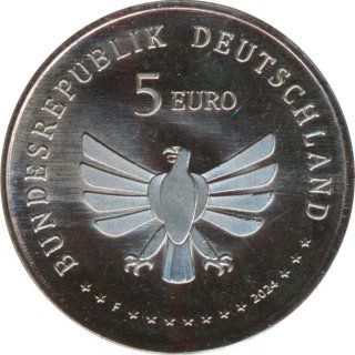 Deutschland 5 Euro 2024 F Hainschwebfliege*
