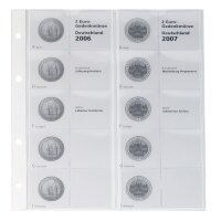 Lindner Nachtragsblatt 2 Euro 2012/2013,...