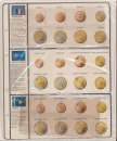 Lindner Euro Vordruckblatt Frankreich, Griechenland, Irland
