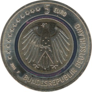 Deutschland 5 Euro 2016 - Die Erde - F*
