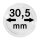 M&uuml;nzenkapseln Lindner 30,5 mm 10er Pack