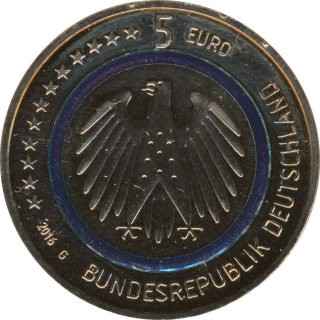 Deutschland 5 Euro 2016 - Die Erde - G*