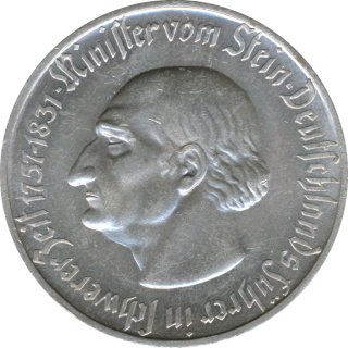 Westfalen 50 Mio. Mark 1923 Freiherr vom Stein 44 mm*