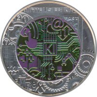 &Ouml;sterreich 2025 - 25 Euro Digitalisierung Niob