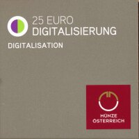 &Ouml;sterreich 2025 - 25 Euro Digitalisierung Niob